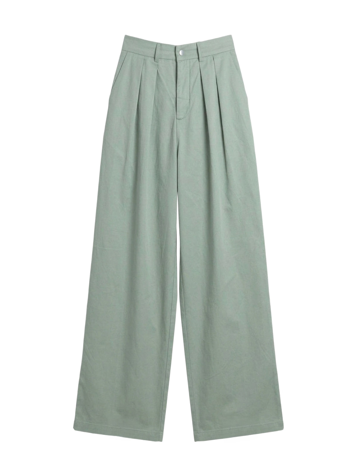 SIDE PLEAT SNAP PANT