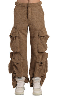 WOOL BLEND UTILITY CARGO PANT