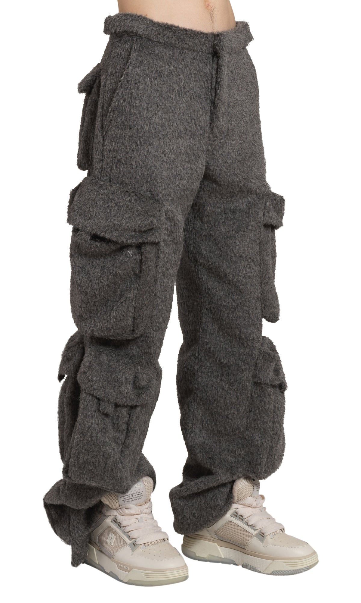 WOOL BLEND UTILITY CARGO PANT