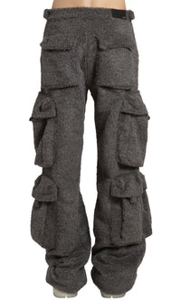 WOOL BLEND UTILITY CARGO PANT