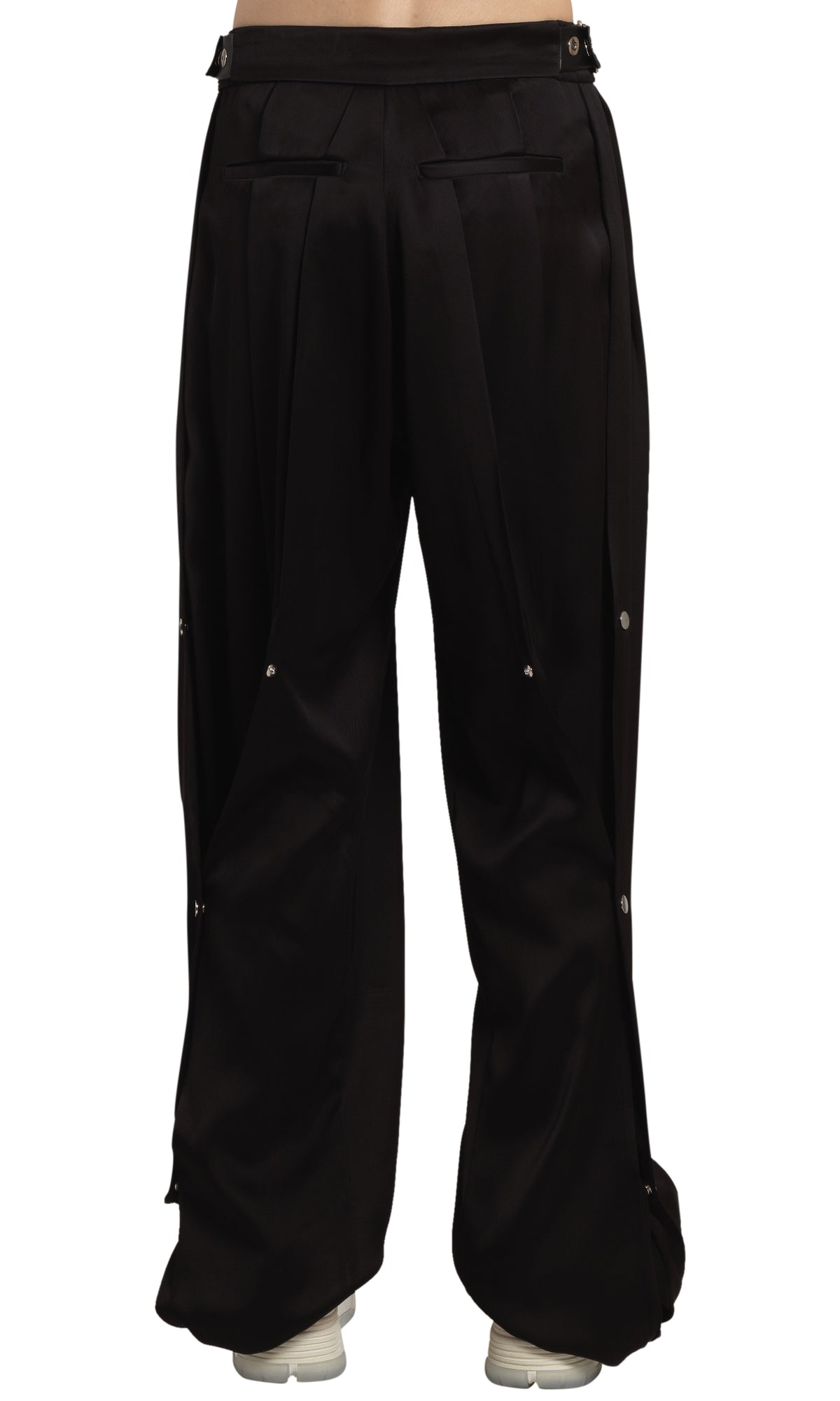 SIDE PLEAT SNAP PANT