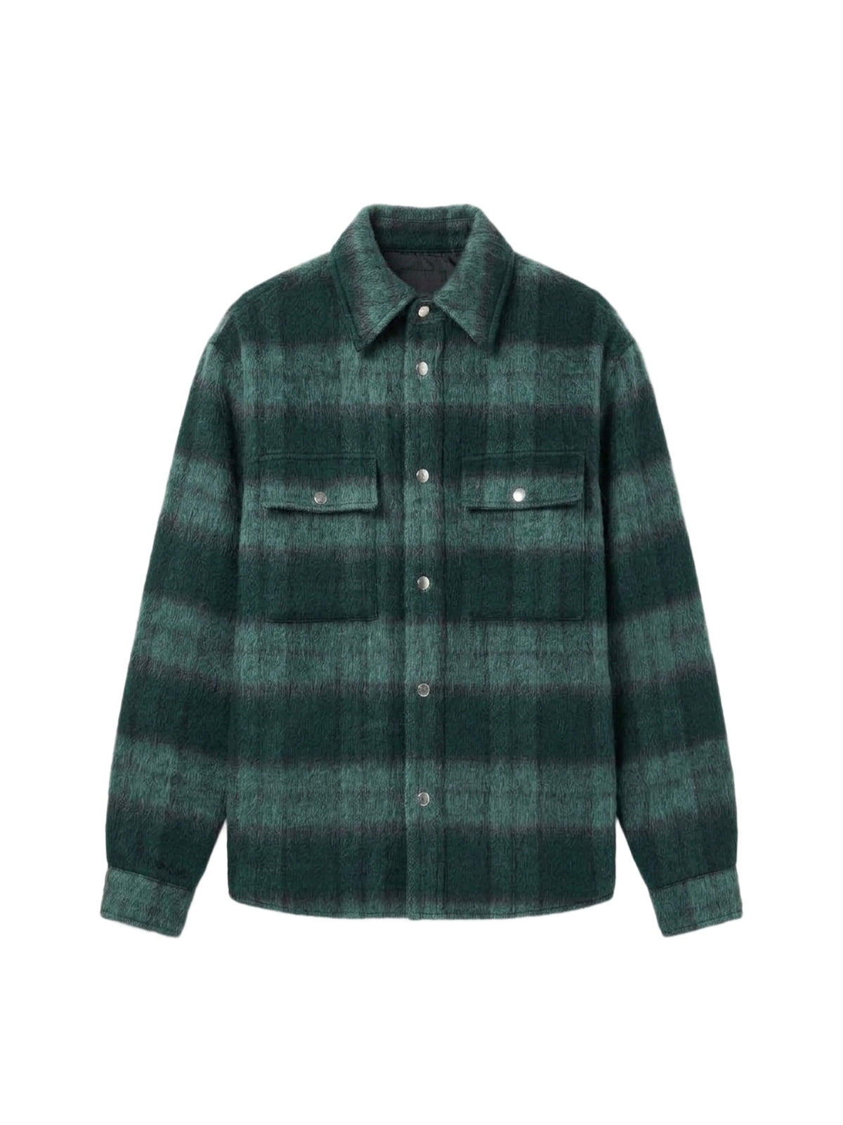 BRUSHED PLAID OVERSHIRT
