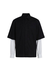 LAYERED SLEEVE DRESS SHIRT