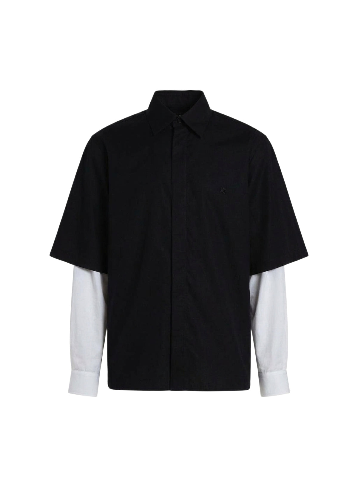 LAYERED SLEEVE DRESS SHIRT