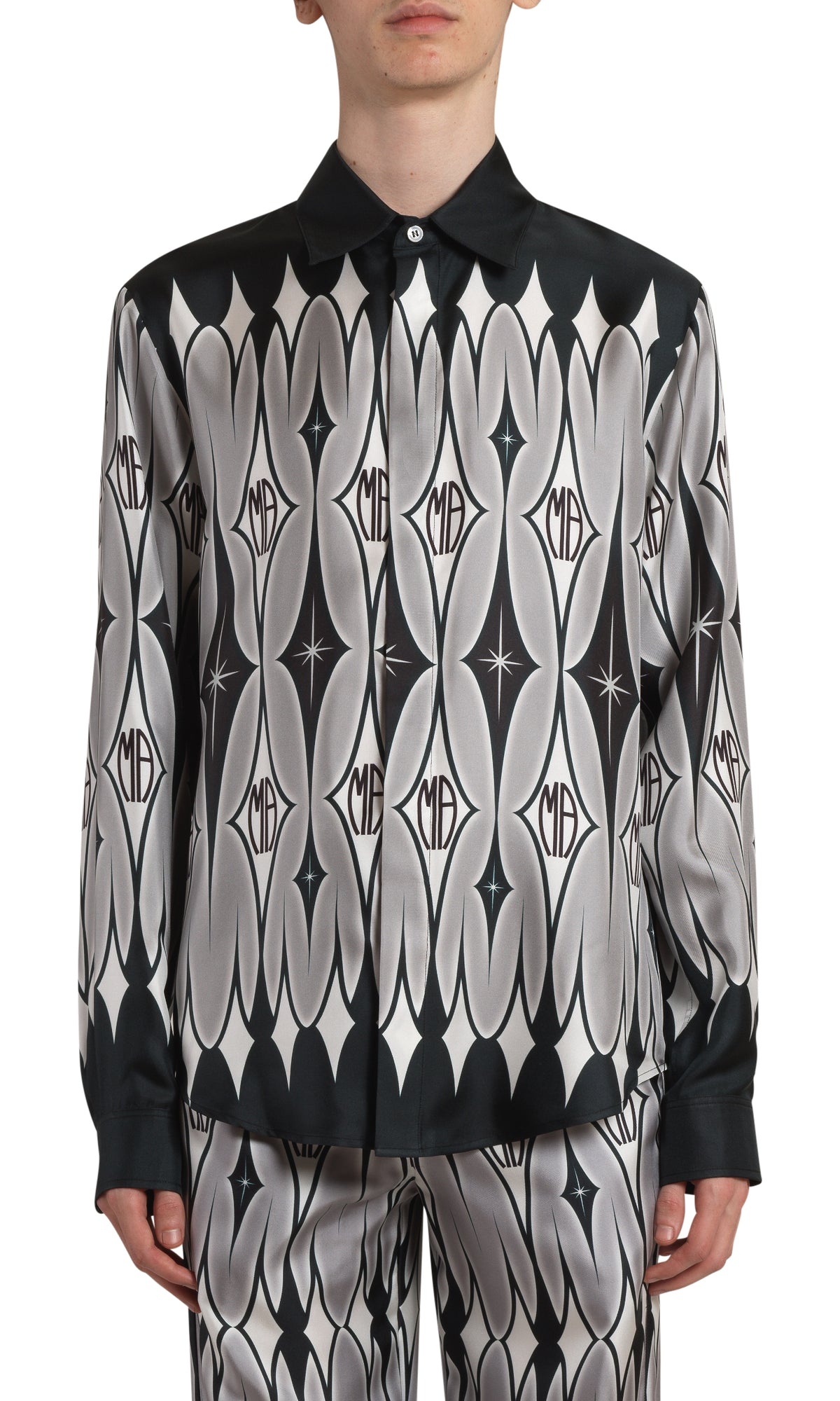 ARYGLE PRINTED L/S SHIRT