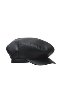 VEGAN LEATHER DRIVER HAT