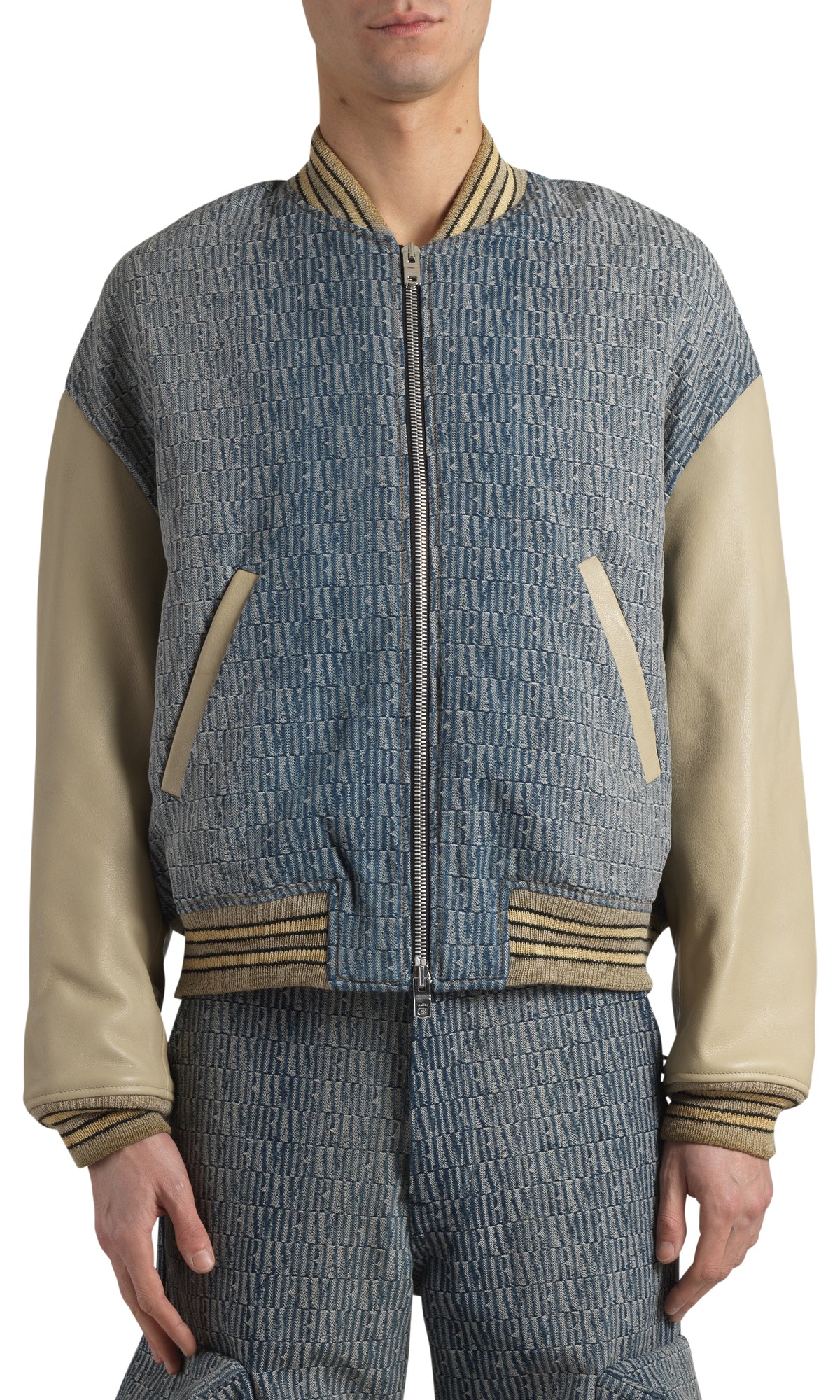 AMIRI JACQUARD VARSITY JACKET