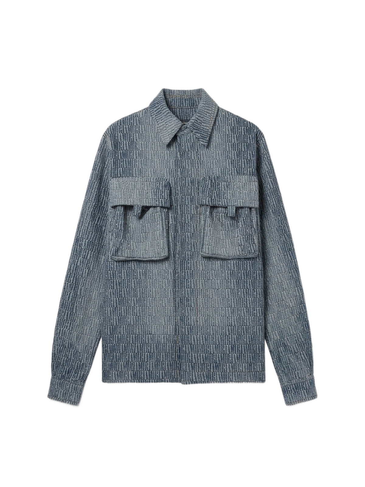 JACQUARD LS CARGO SHIRT