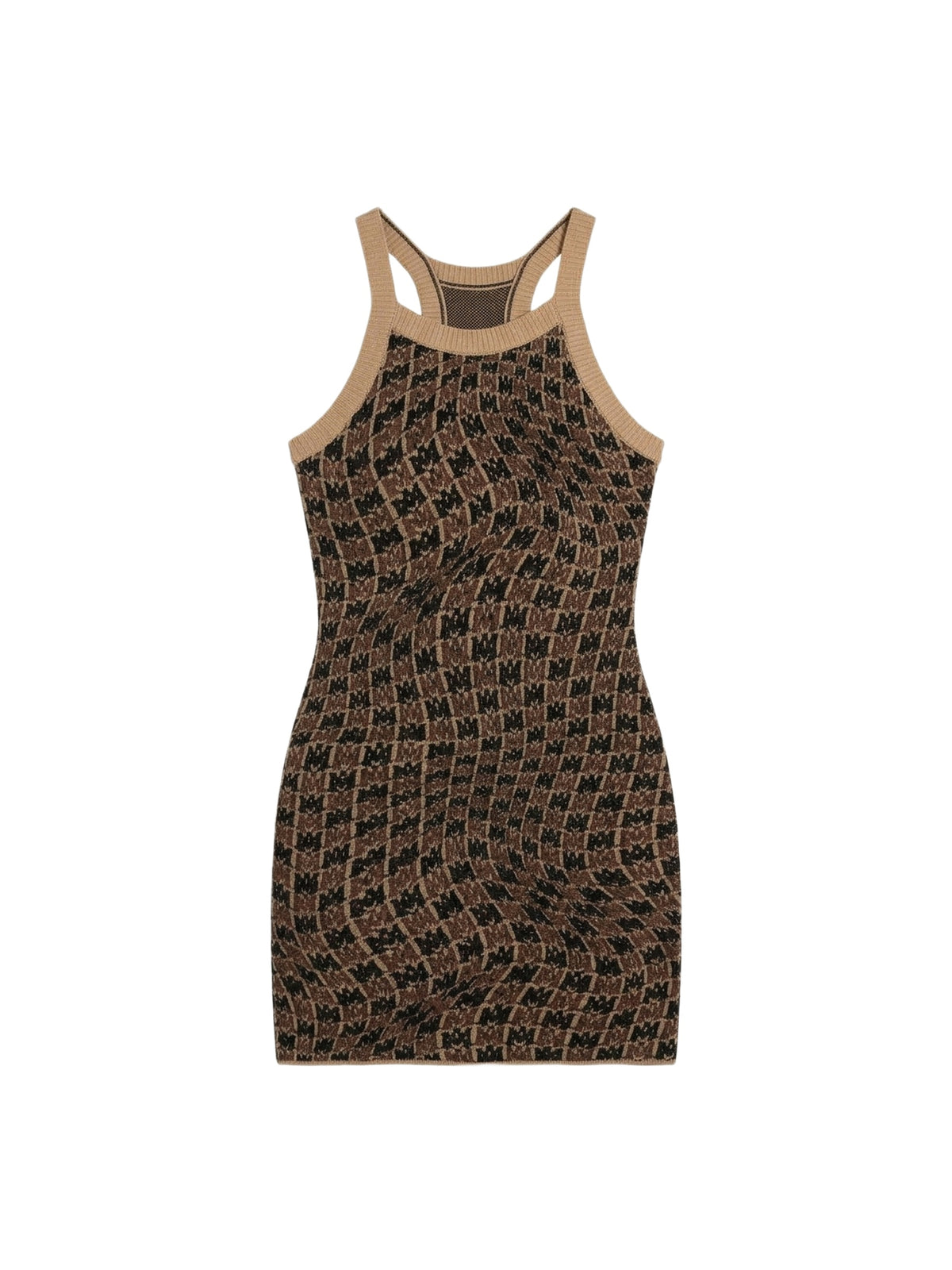 MA SWIRL HALTER DRESS