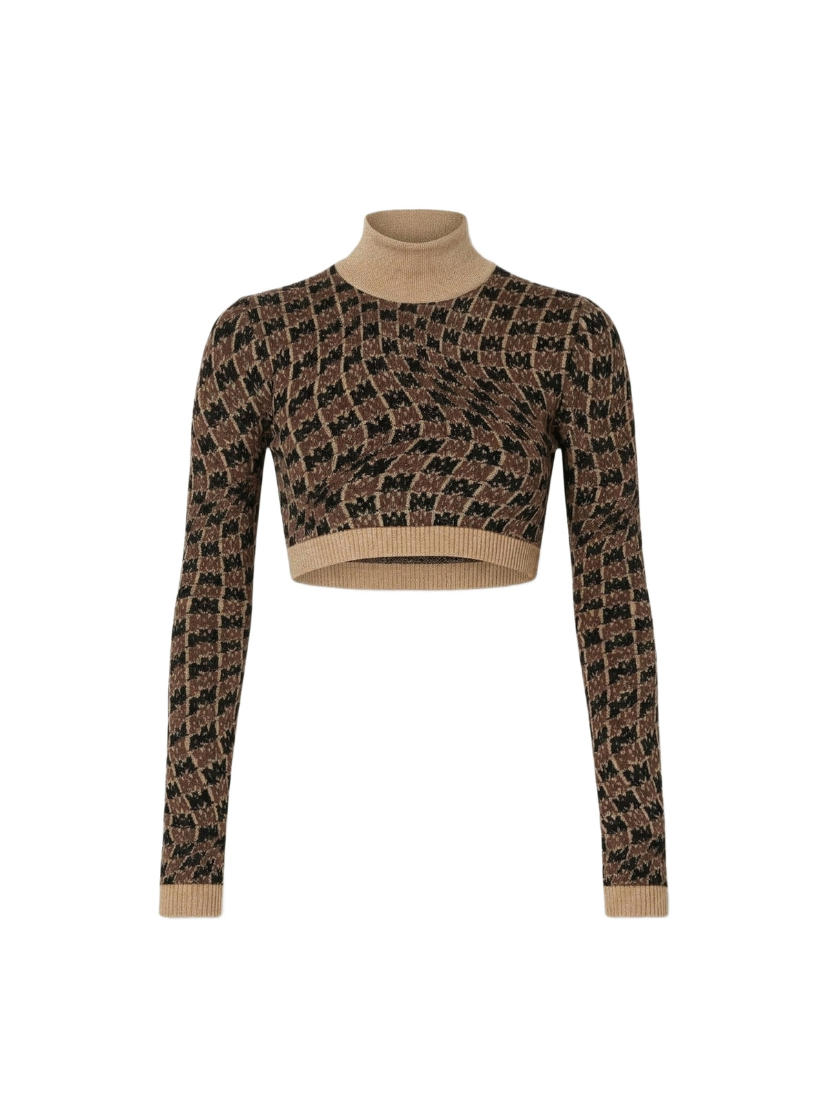MA SWIRL L/S CROP TOP