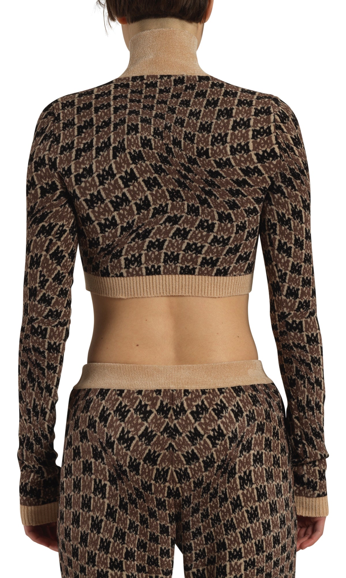 MA SWIRL L/S CROP TOP