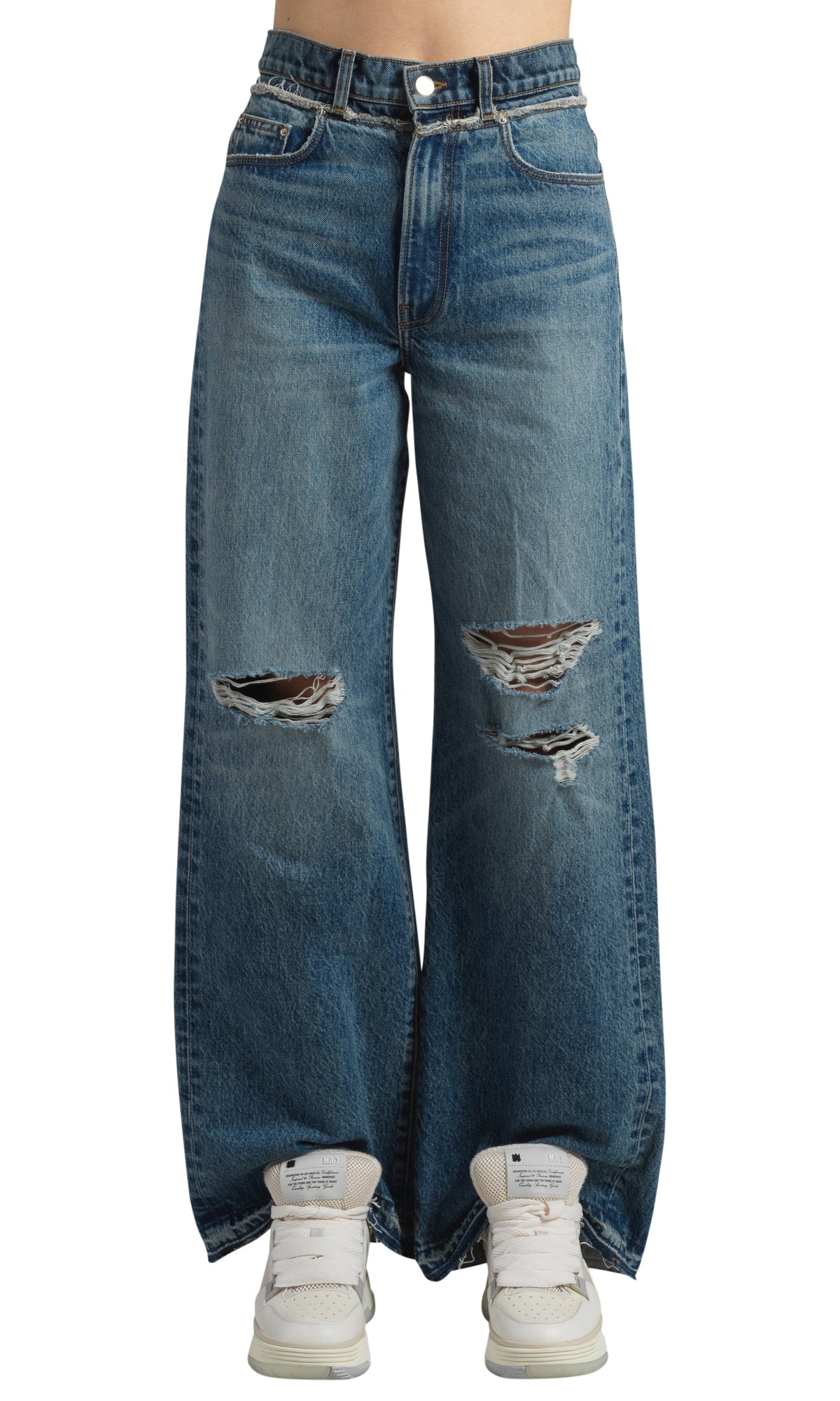 DOUBLE WAISTBAND JEAN