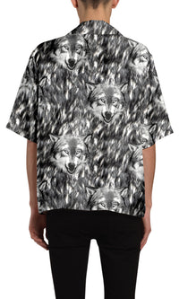 WOLF PRINT S/S SHIRT
