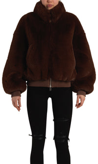OVERSIZED FAUX FUR JACKET