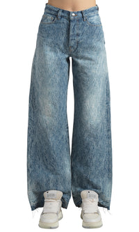 JCQRD HIGH RISE WIDE LEG JEAN