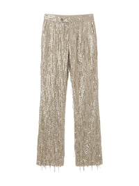 SEQUIN KICK FLARE PANT