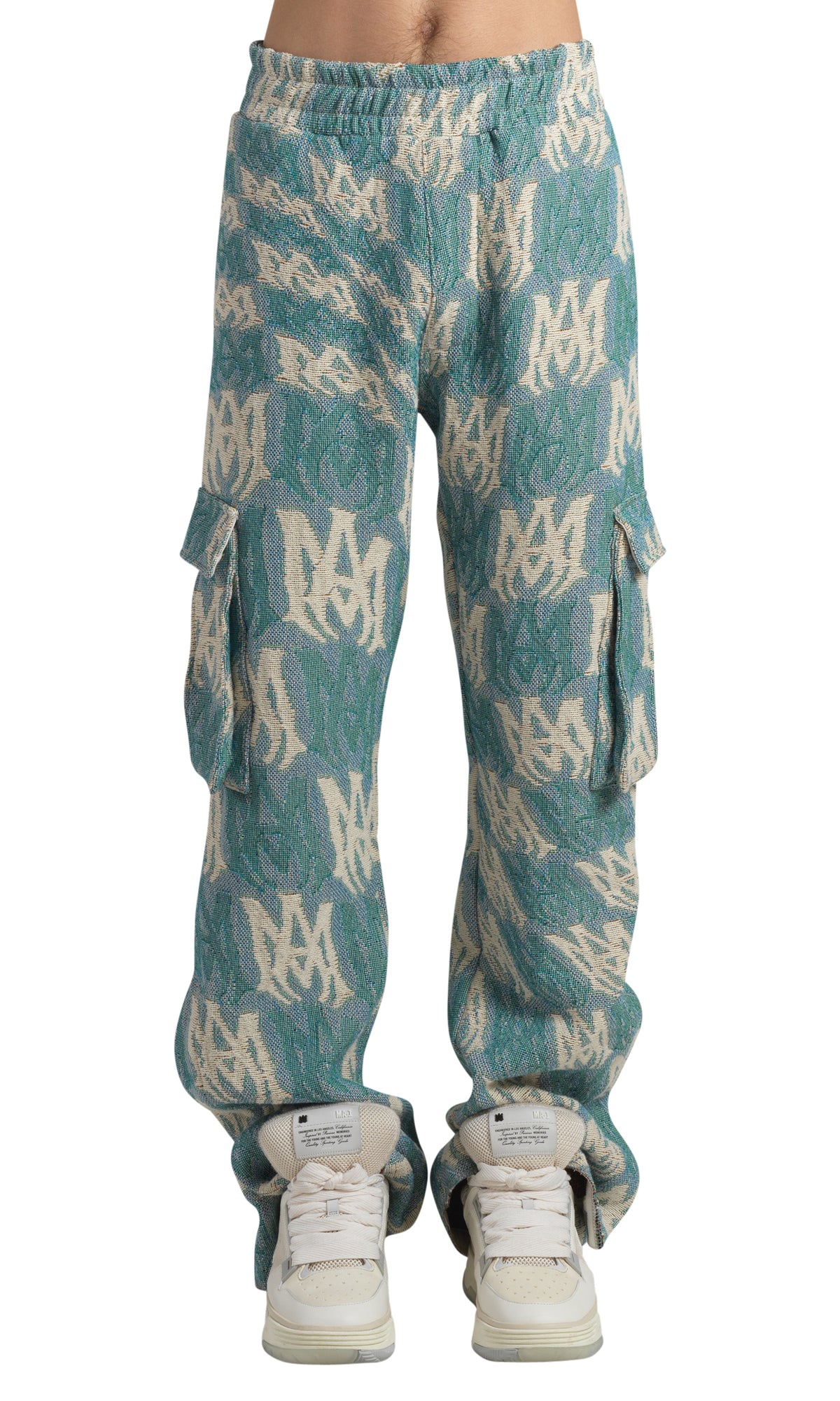 MA TAPESTRY CARGO FLARE PANTS