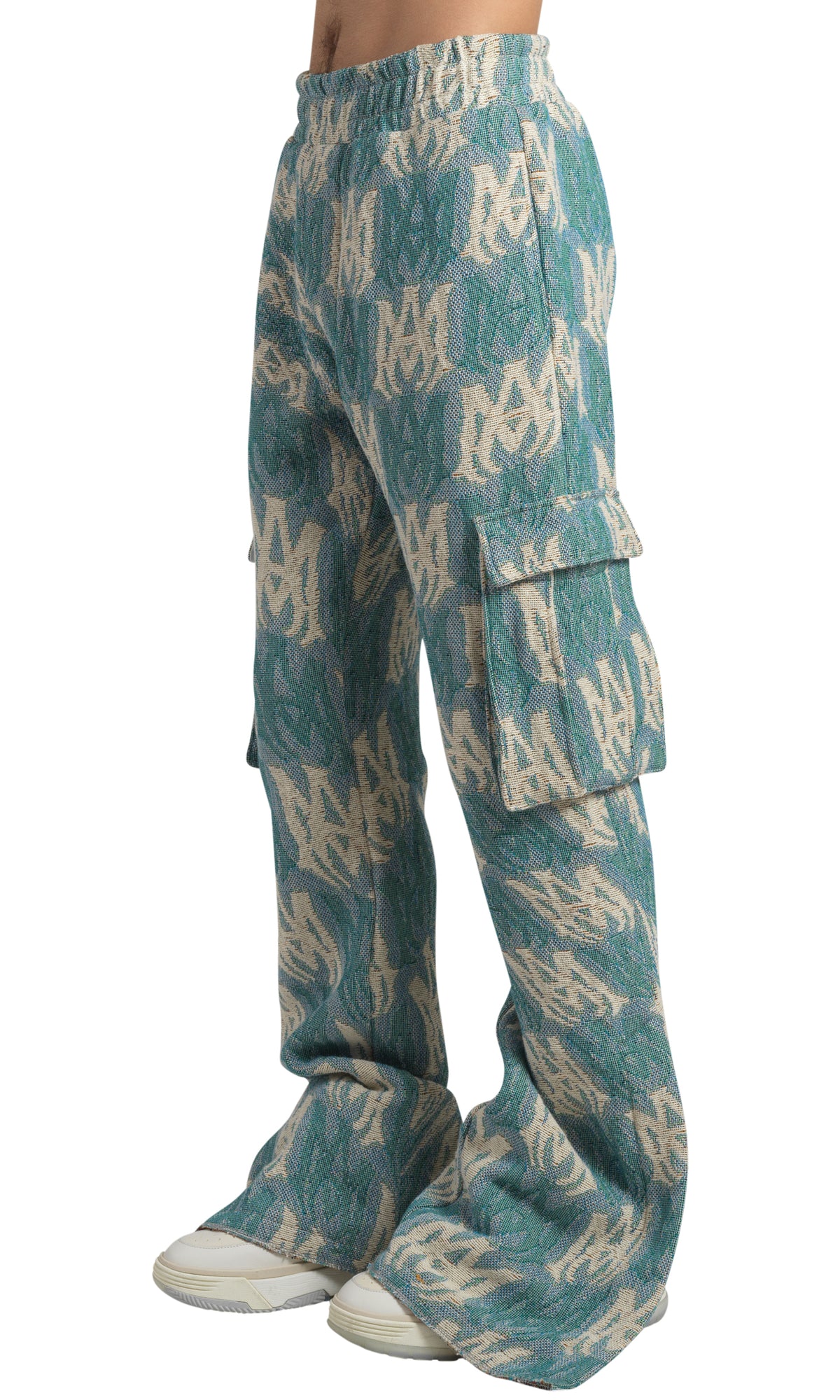 MA TAPESTRY CARGO FLARE PANTS