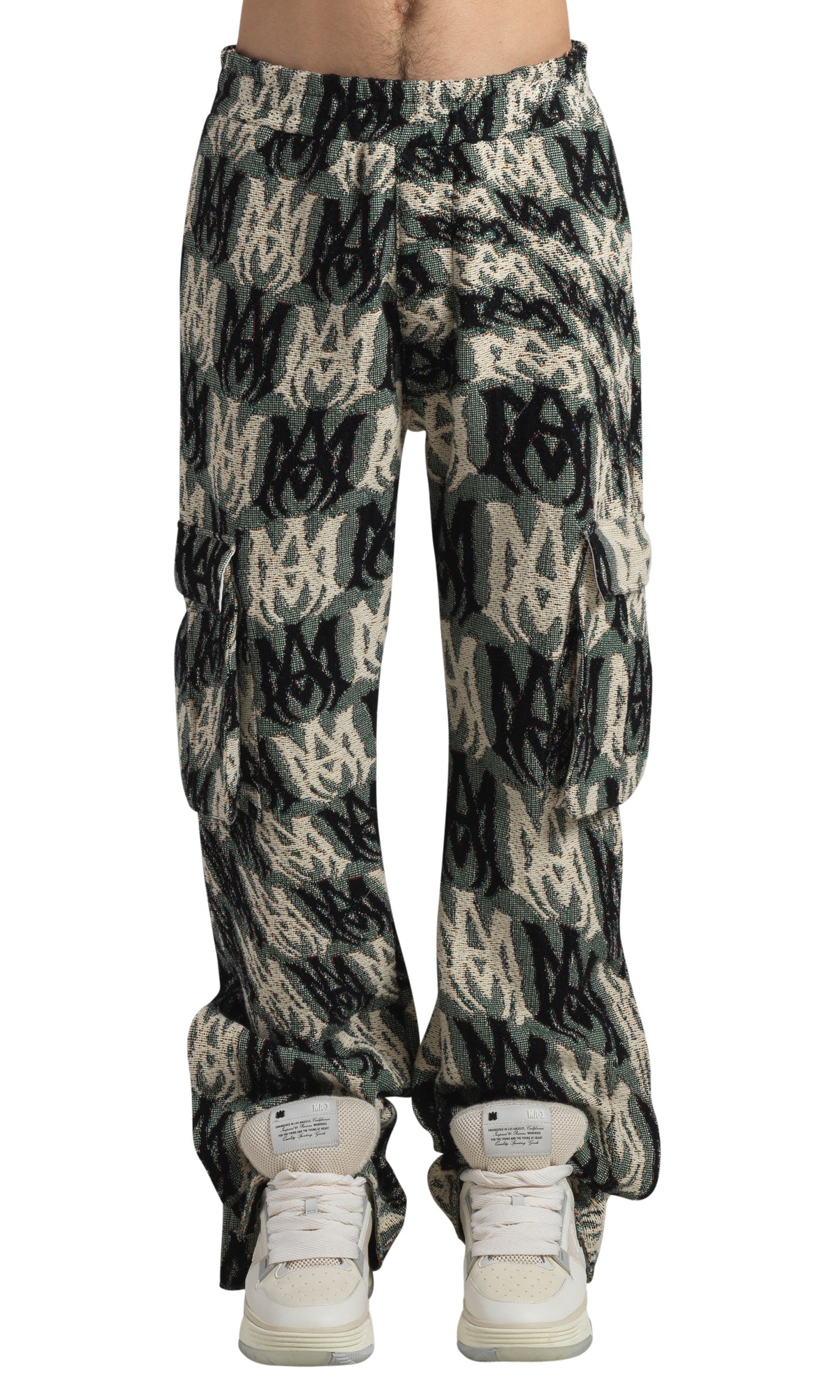 MA TAPESTRY CARGO FLARE PANTS