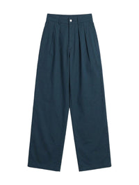 SIDE PLEAT SNAP PANT