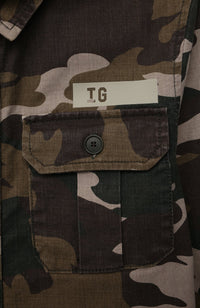 Long-sleeved camouflage shirt - Crocodile