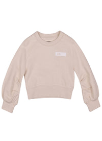 Gathered sleeve sweatshirt - Shell