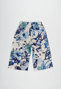 Pantalon culotte à imprimé - Oceano