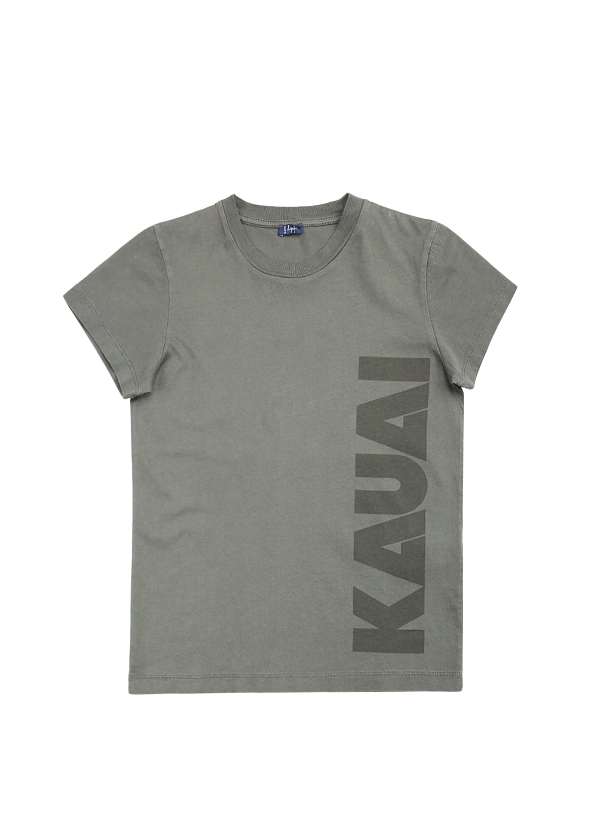 t-shirt in jersey con stampa kauai