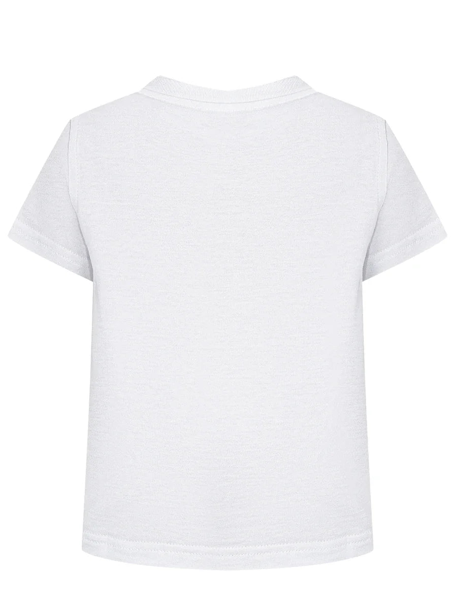 T-shirt à imprimé paresseux - Bianco & Oceano