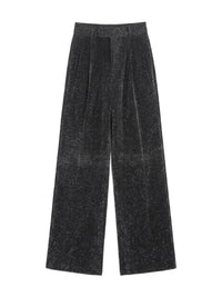 SHIMMER DOUBLE PLEATED PANT
