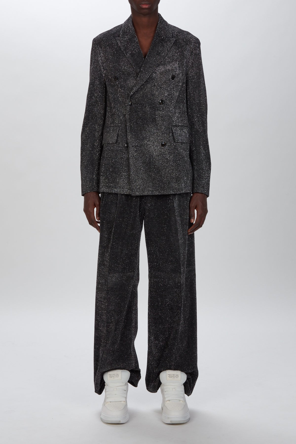 SHIMMER DOUBLE PLEATED PANT