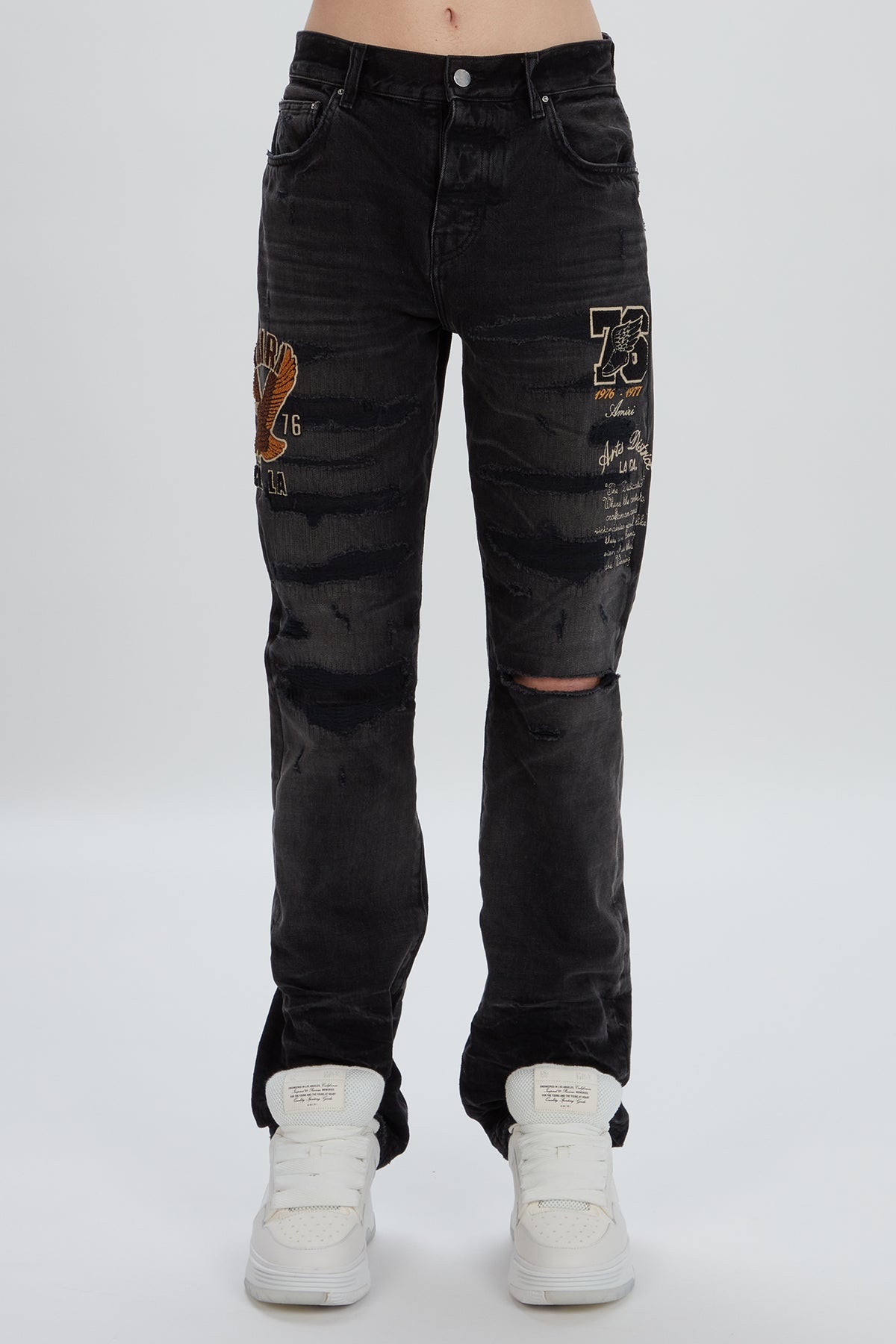 VARSITY EAGLE LOGO STRAIGHT JEAN
