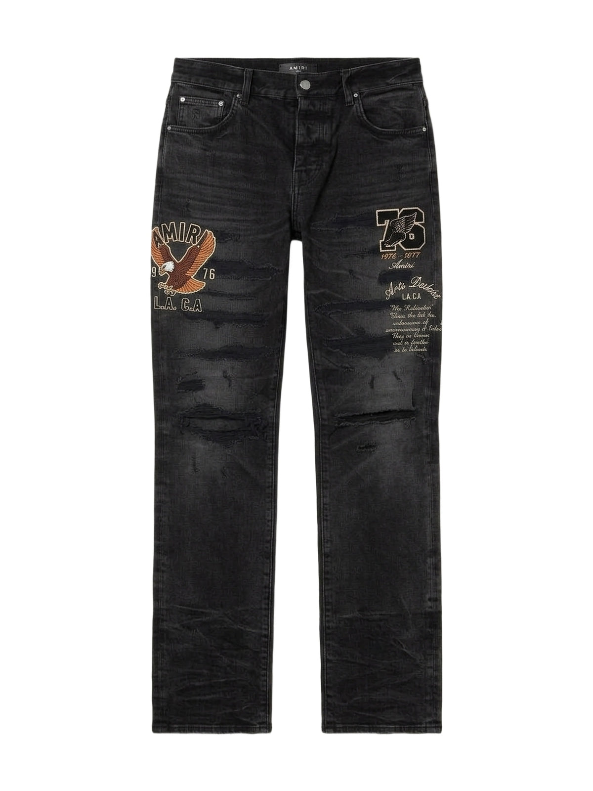 VARSITY EAGLE LOGO STRAIGHT JEAN