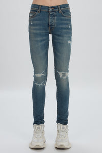 FRACTURED SKINNY JEAN