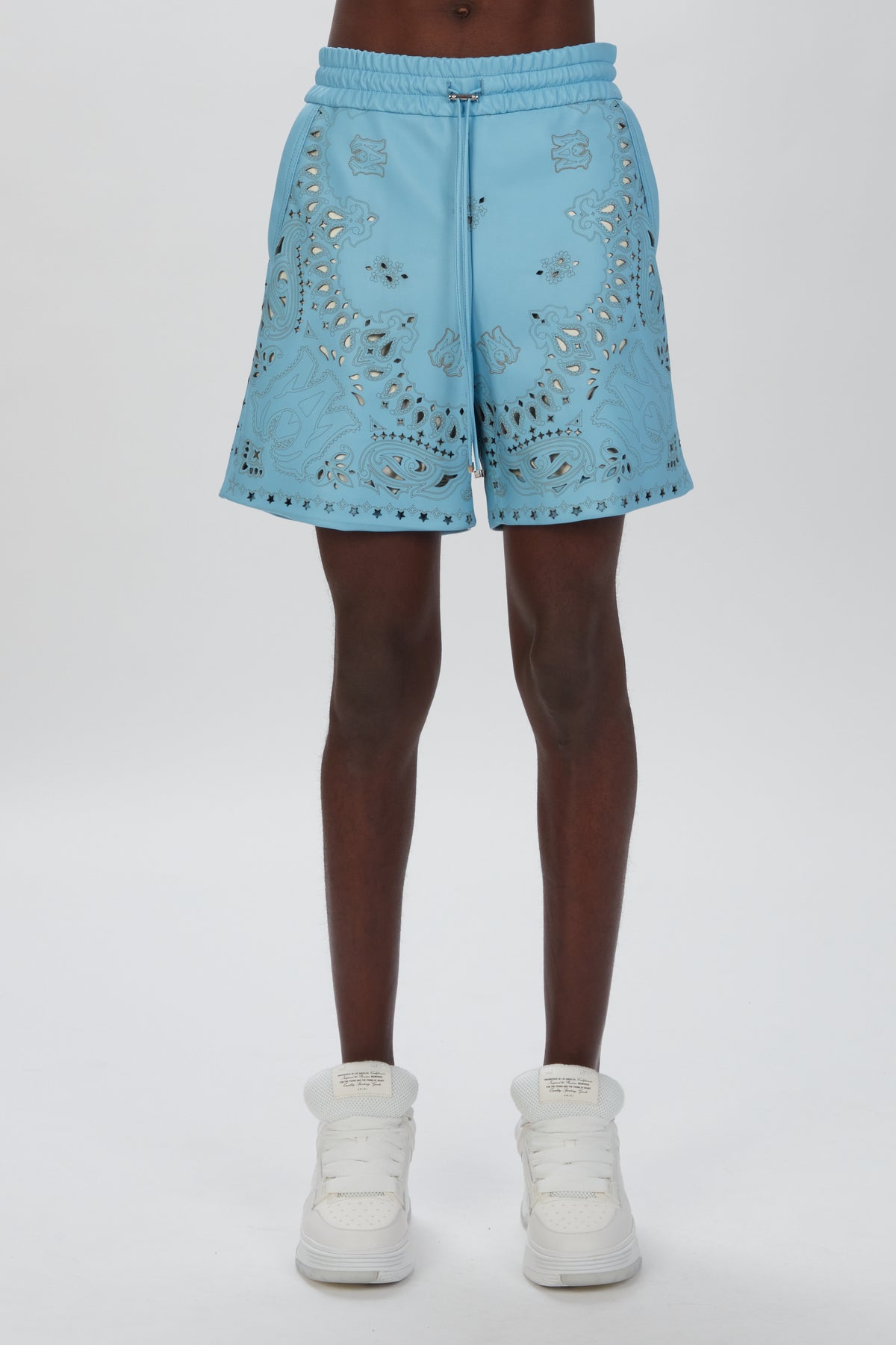 LEATHER BANDANA SHORT