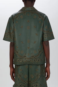LEATHER BANDANA S/S SHIRT