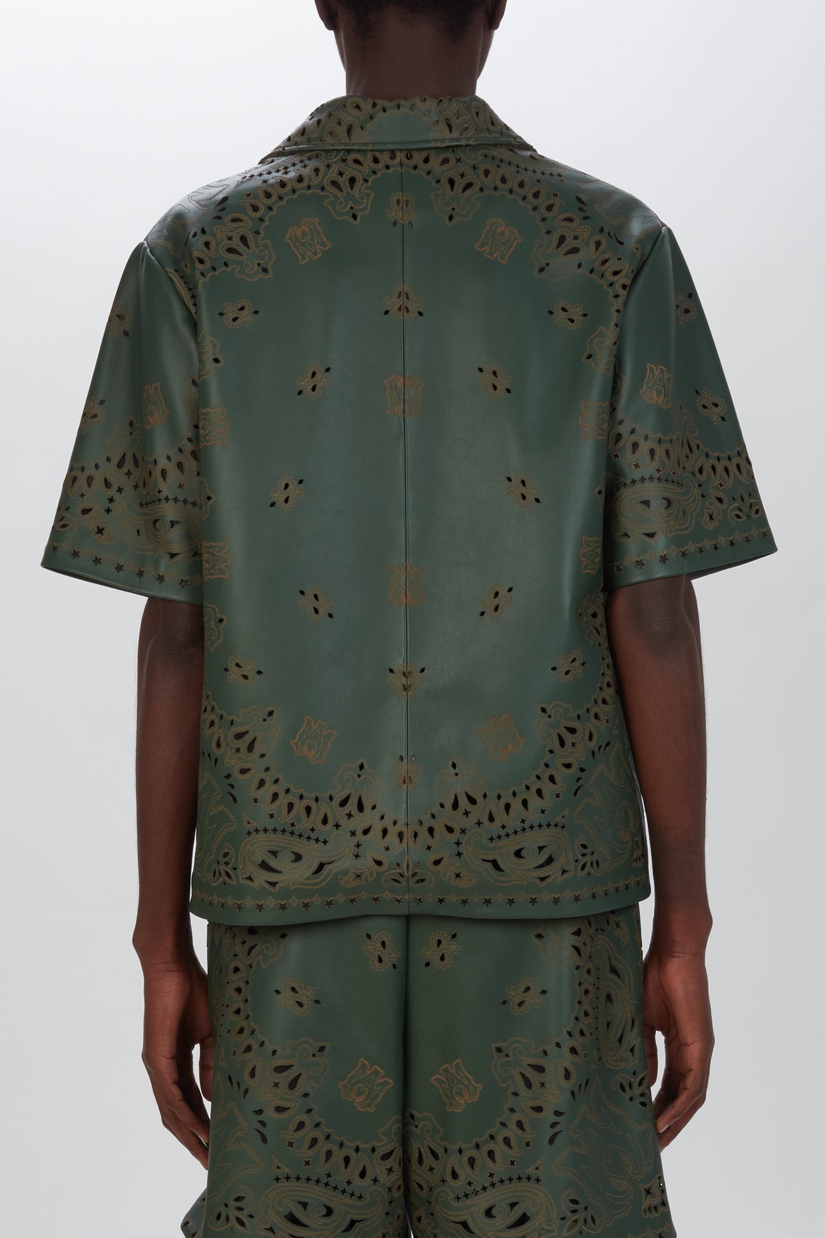 LEATHER BANDANA S/S SHIRT