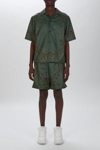 LEATHER BANDANA S/S SHIRT