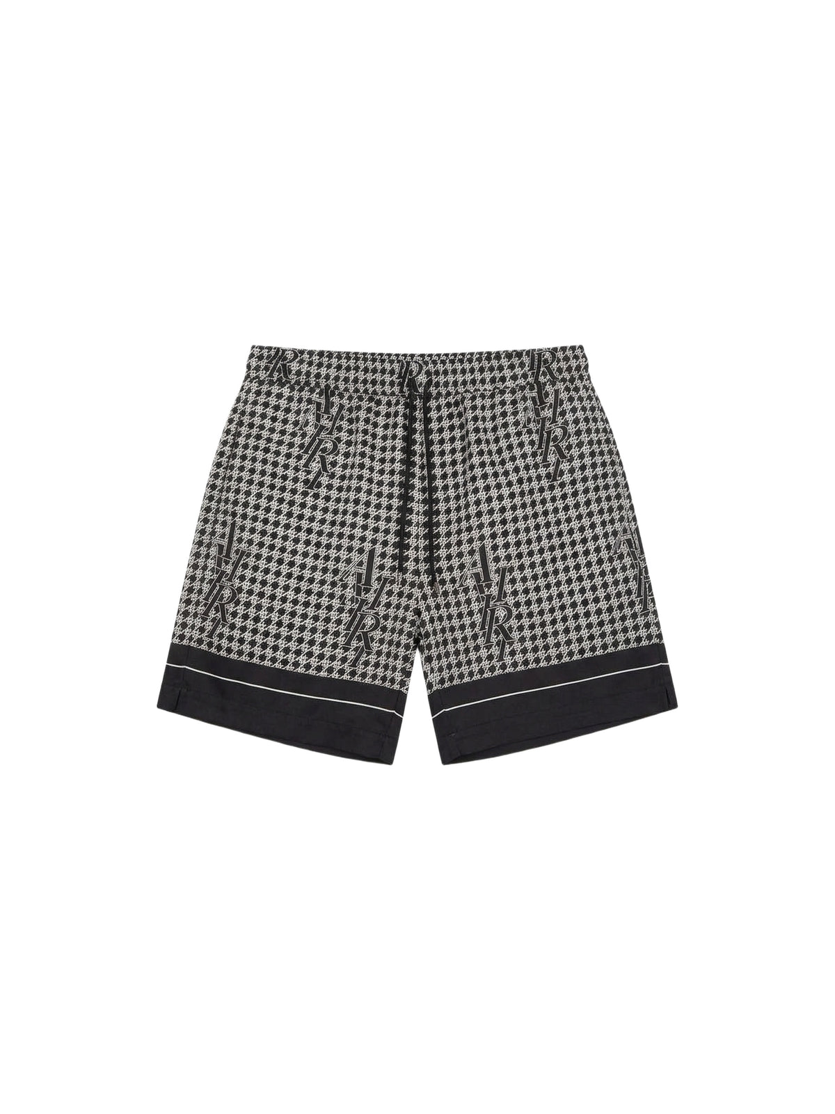 AMIRI HOUNDSTOOTH SILK SHORT