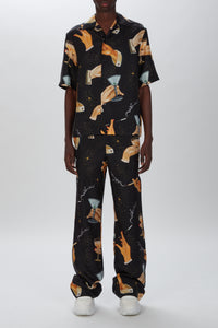 CHAMPAGNE BOWLING SHIRT