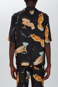 CHAMPAGNE BOWLING SHIRT