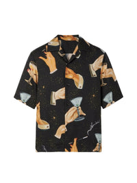 CHAMPAGNE BOWLING SHIRT