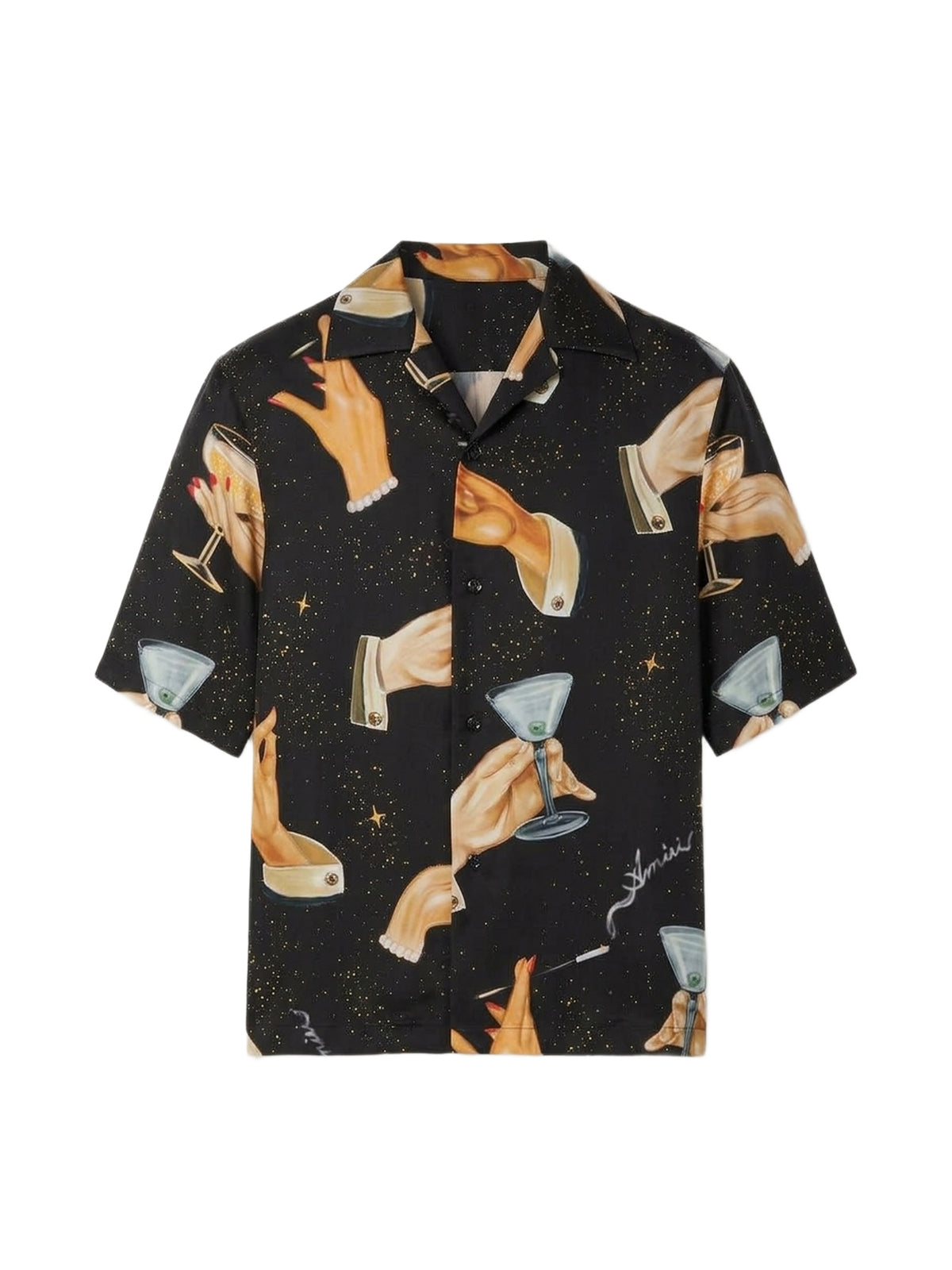 CHAMPAGNE BOWLING SHIRT