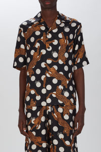 LEOPARD BOWLING SHIRT