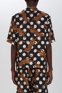LEOPARD BOWLING SHIRT