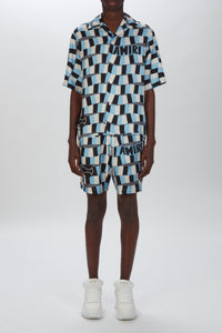 CHECKERED SNAKE BOWLING SHIRT