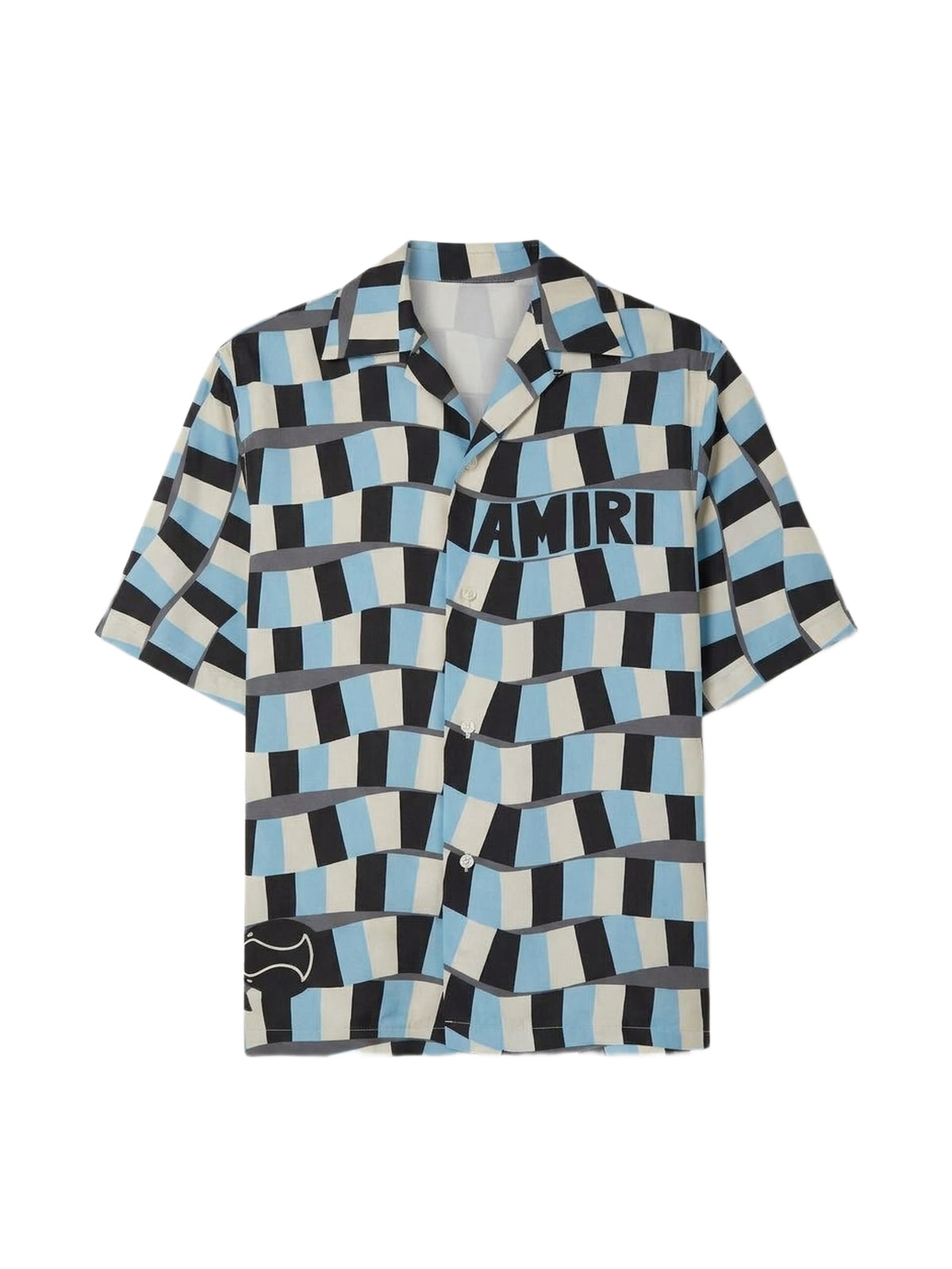 CHECKERED SNAKE BOWLING SHIRT