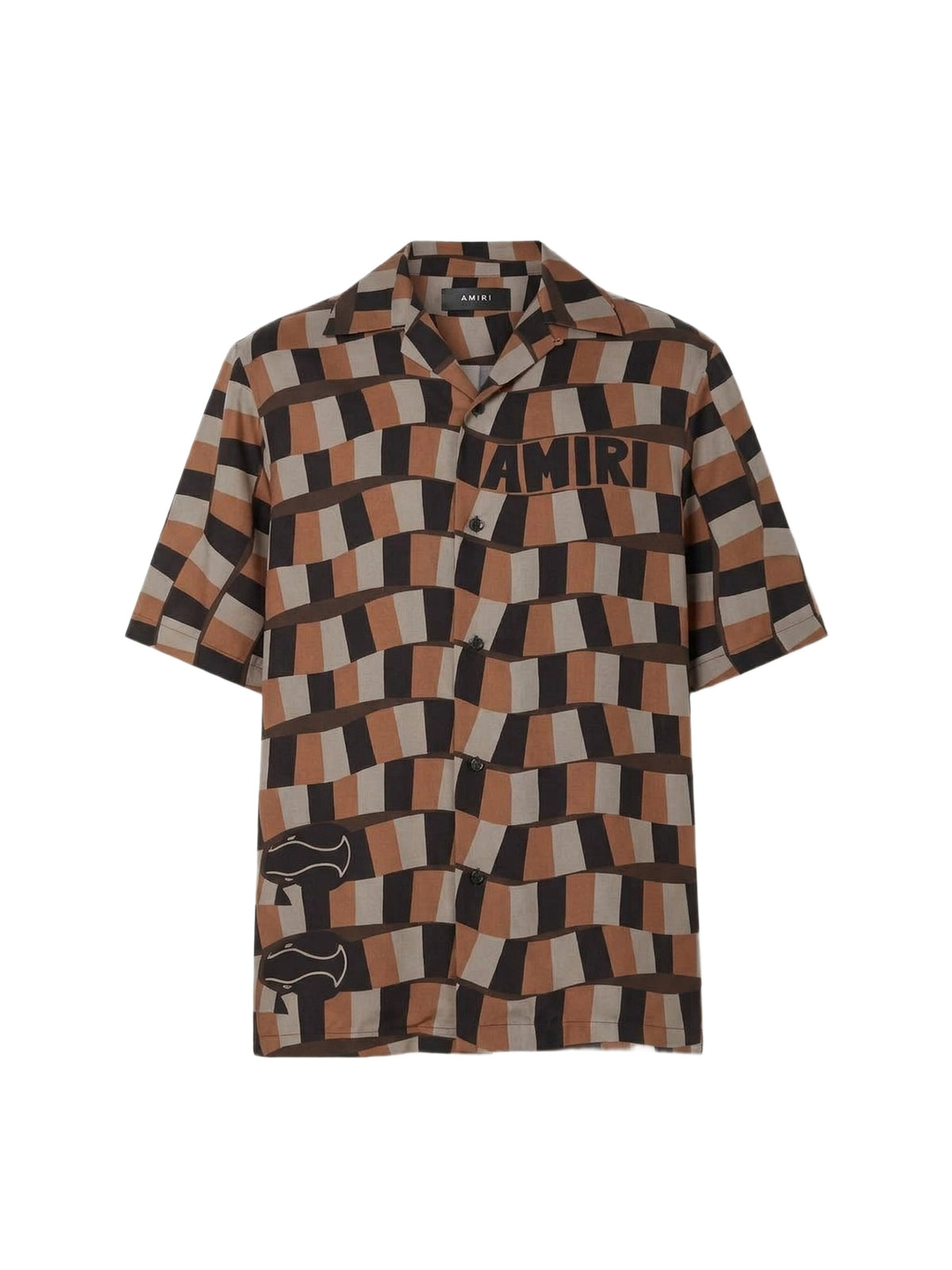 CHECKERED SNAKE BOWLING SHIRT