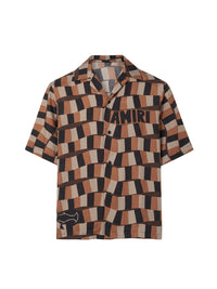 CHECKERED SNAKE BOWLING SHIRT