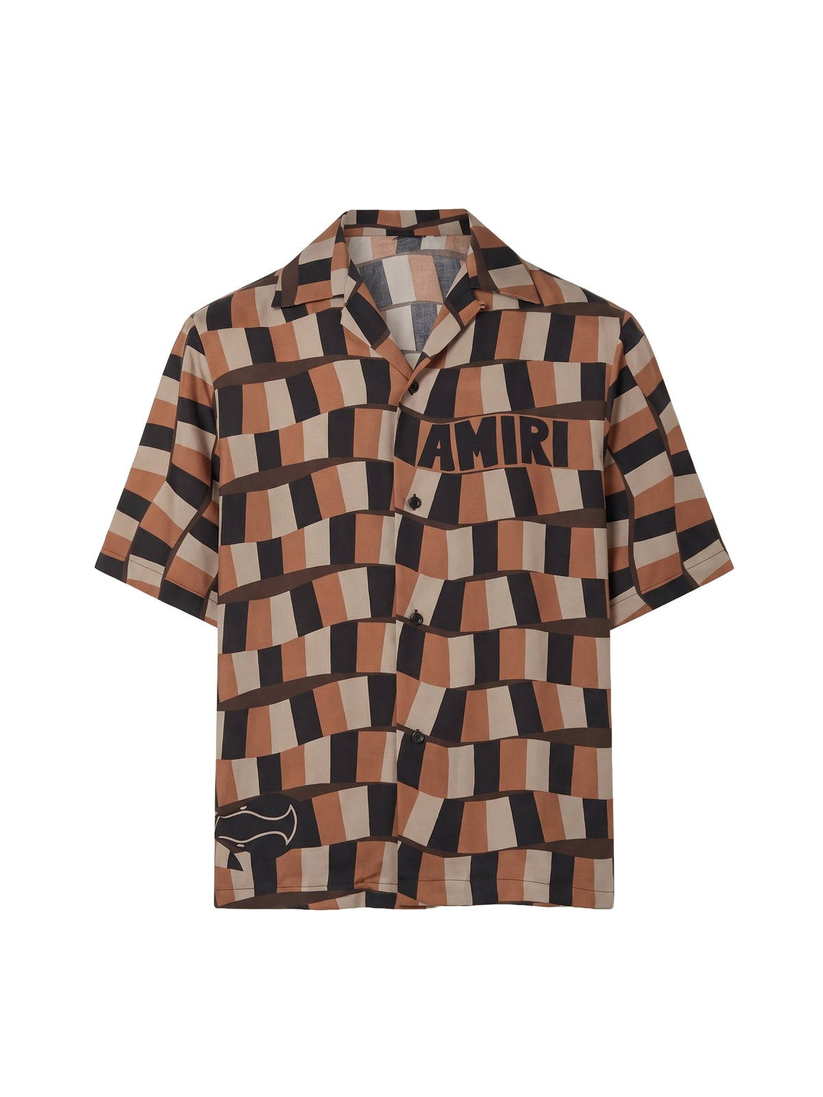 CHECKERED SNAKE BOWLING SHIRT
